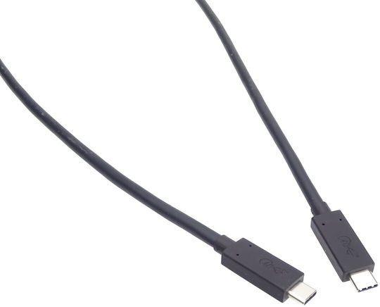 PremiumCord USB 2.0 Cable USB-C male - USB-C 100W PD Μαύρο 0.8m KU4CX08BK