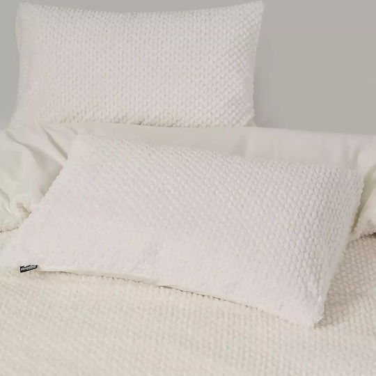 Sleeptime Großes Doppelbett 240x220 Teddy Fur Ecru