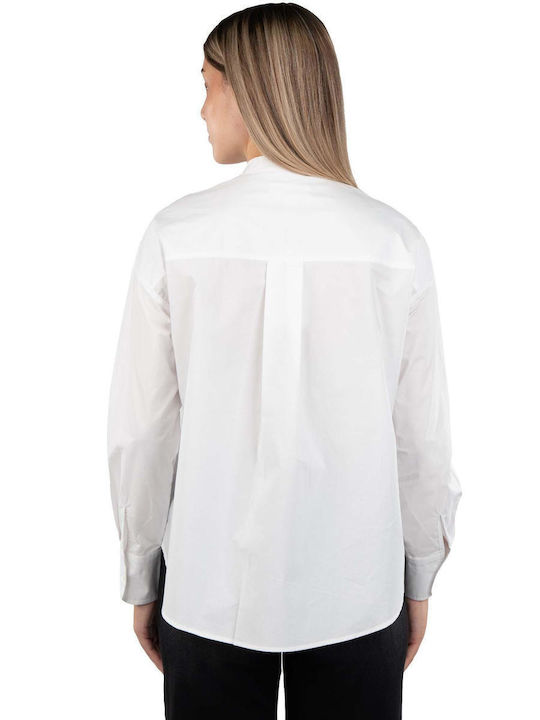 Psophia Women's Long Sleeve Shirt White