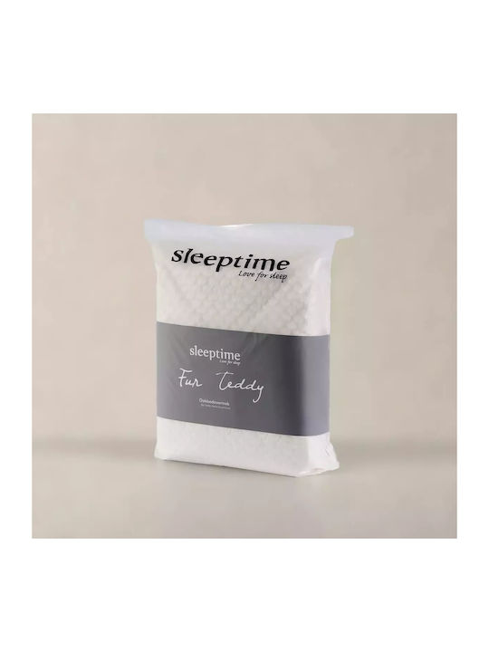 Sleeptime Husă de Pilotă Super Dublă 240x220 Teddy Fur Ecru