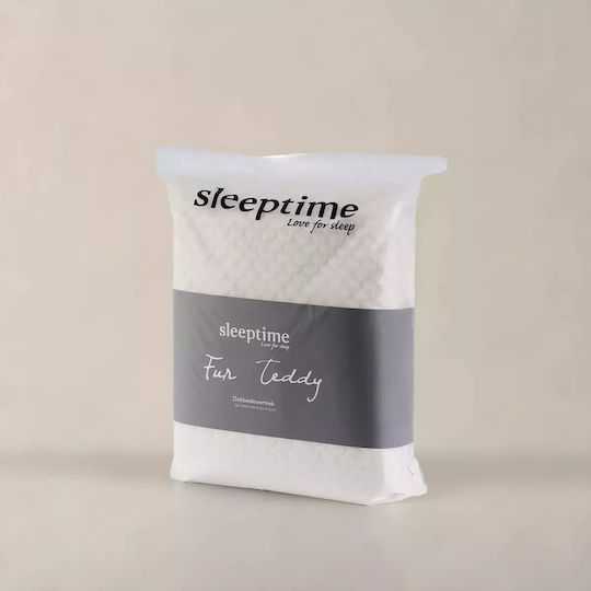 Sleeptime Παπλωματοθήκη Υπέρδιπλη 240x220 Teddy Fur Εκρού