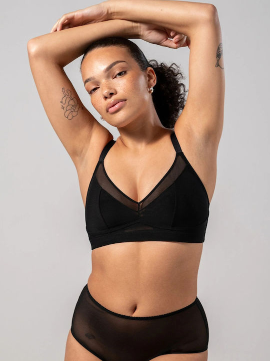 Understatement Women's Bralette Bra Black
