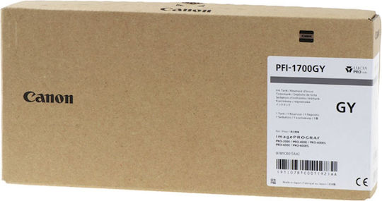 Canon PFI-1700 Γνήσιο Μελάνι Εκτυπωτή InkJet Γκρι (0781C001)