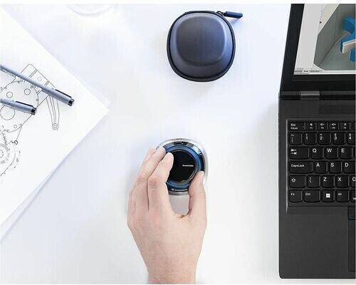 3D Connexion SpaceMouse Ασύρματο Εργονομικό Bluetooth Vertical Ποντίκι Μαύρο