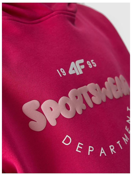 Hanorac Copii cu Glugă Fuchsia