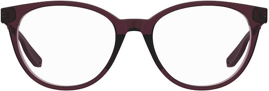 Under Armour Plastic Eyeglass Frame Burgundy UA 5028 6XQ