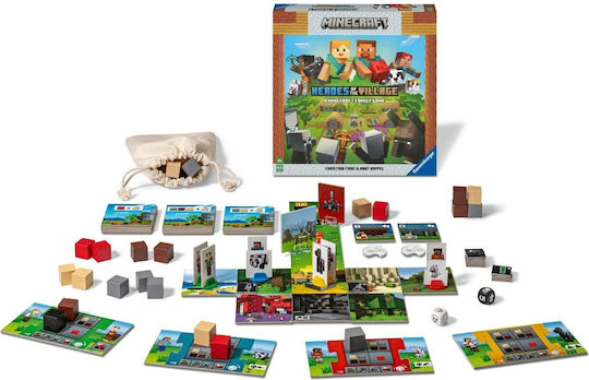 Board Game Minecraft Heroes Of The Village for 2-4 Players 7+ Years Old Ravensburger