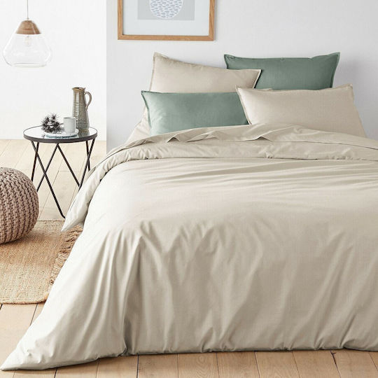 La Redoute Interieurs Doppelter 140x190+30cm mit Gummizug Organic cotton