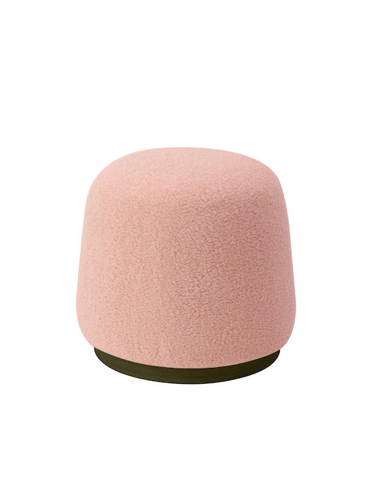 Hocker Für das Wohnzimmer Gepolstert mit Stoff Nepenthes Pink 43x43x36cm