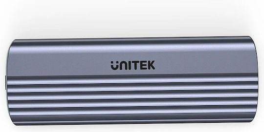 Unitek Твърд диск кутия M.2 PCI Express NVMe с връзка Type-C в Сив цвят