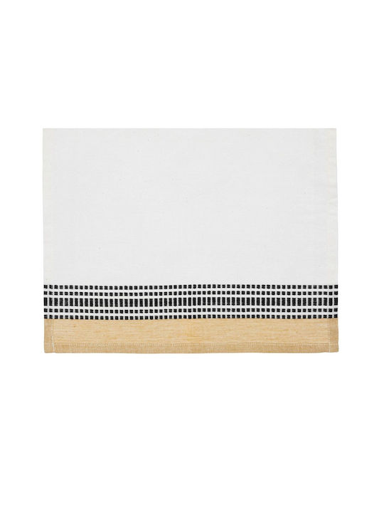 Atmosphera Πετσέτα Φαγητού Βαμβακερή Σετ 2τμχ Dolly Mustard Yellow 40x40εκ.