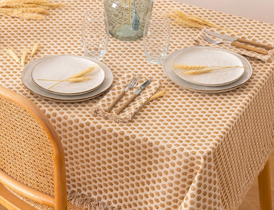 Atmosphera Napkin Cotton Set 2pcs Indie Beige 40x40cm