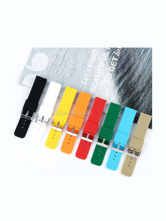 Rubber Strap Green 18mm