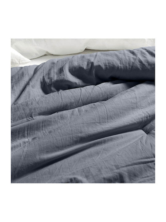 Cannon Duvet Cover Super King 220x240cm Blue 280 GSM