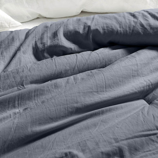 Cannon Duvet Cover Super King 220x240cm Blue 280 GSM