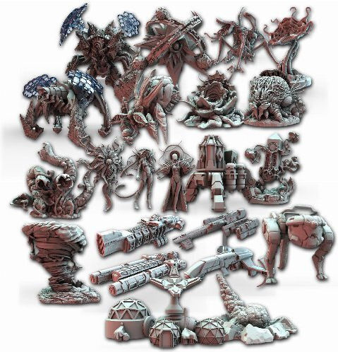 Game Expansion ISS Vanguard Close Encounters Miniatures for 1-4 Players 13+ Years Old (EN) Awaken Realms