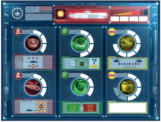 Board Game Captain Sonar for 2-8 Players 14+ Years Old MATSCAP001 (EN) Matagot