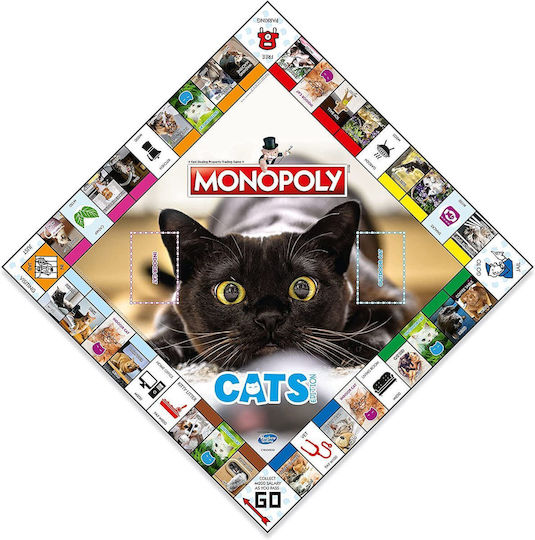 Επιτραπέζιο Παιχνίδι Monopoly Cats για 2-4 Παίκτες 8+ Ετών (EN) Winning Moves
