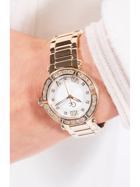 GC Watches Women's Watch with Gold Metal Bracelet