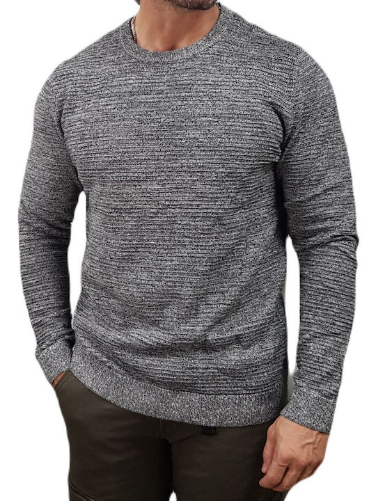 Jack & Jones Crew Neck Blouse Black, Gray