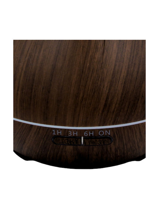 Keskor LED Aromatherapie-Diffusor mit Timer Braun 550ml 76011-1