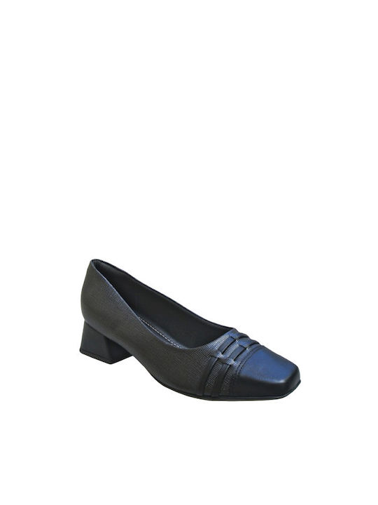 Piccadilly Anatomic Black Low Heels