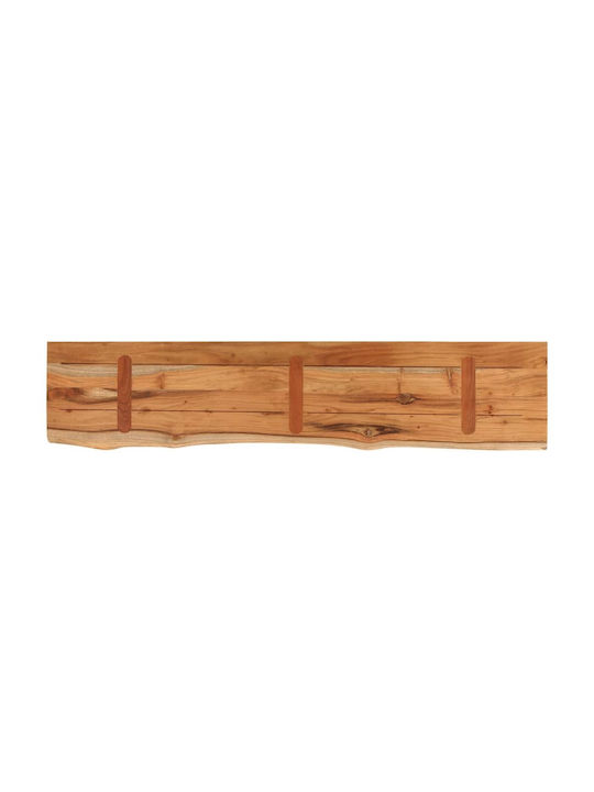 vidaXL Rectangular Table Surface made of Solid Wood Acacia 140x30x2.5cm 370243 1pcs