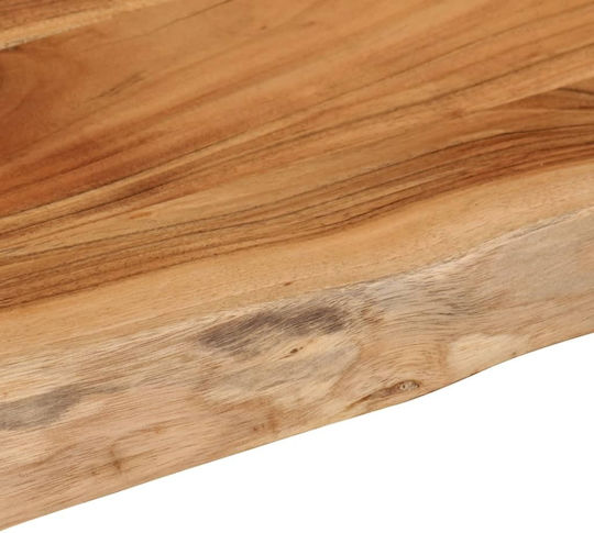 Ράφι Live Edge Καφέ 50x40x2.5εκ.