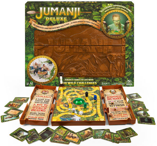 Joc de Societate Jumanji Deluxe pentru 2-4 Jucători 8+ Ani (EN) Spin Master