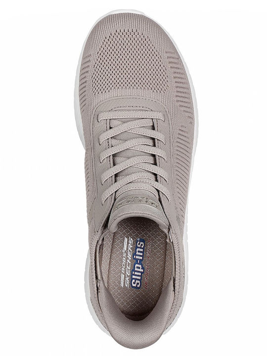 Skechers Bobs Squad Γυναικεία Sneakers Taupe