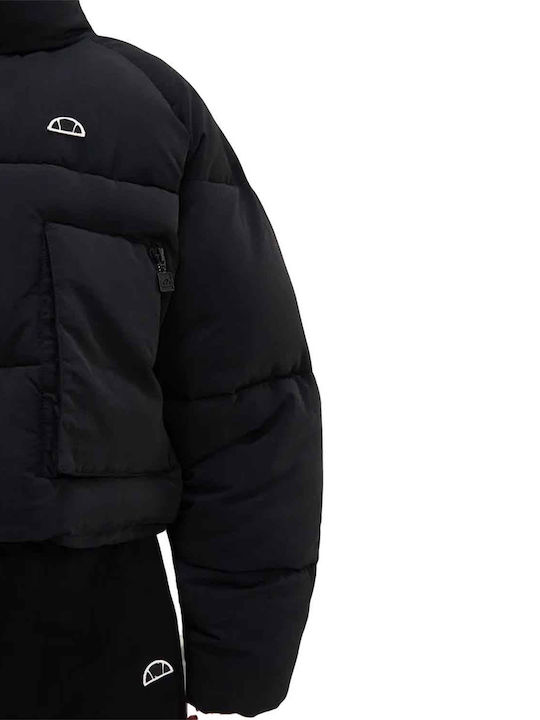 Sartoria Gaffer Crop Γυναικείο Puffer Μπουφάν για Χειμώνα Μαύρο