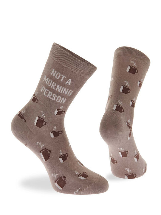 Walk Coffee Design Γυναικείες Κάλτσες Coffee