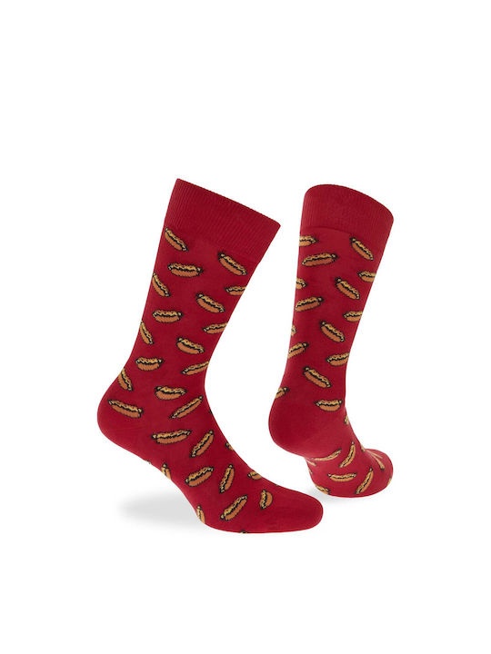 Walk Men's Socks Dark Red