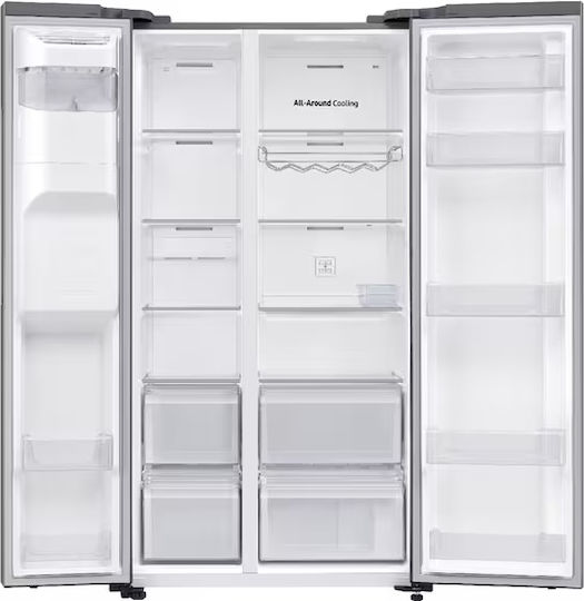 Samsung Side-by-Side Kühlschrank 635Es Total NoFrost H178xB91.2xT71.6cm. Inox RS65DG54R3S9EF