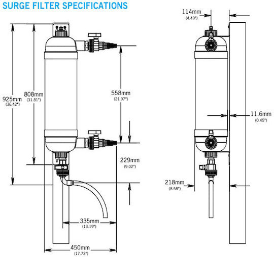 Evolution Aqua Surge Filter +UV