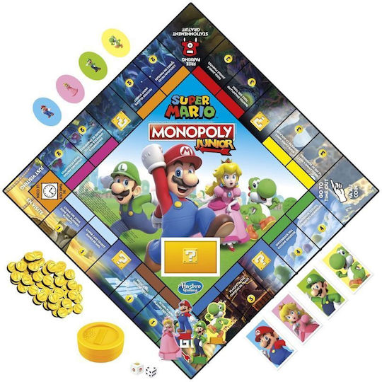 Brettspiel Monopoly Junior Super Mario für 2-4 Spieler 5+ Jahre Hasbro