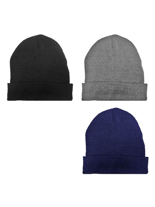 4teen-4ty Beanie Unisex Căciulă Tricotat în culoarea Negru