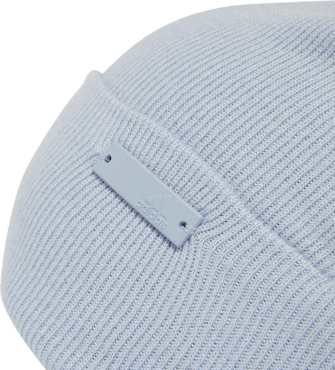 Tonal Met Bean Beanie Unisex Beanie Gestrickt in Hellblau Farbe