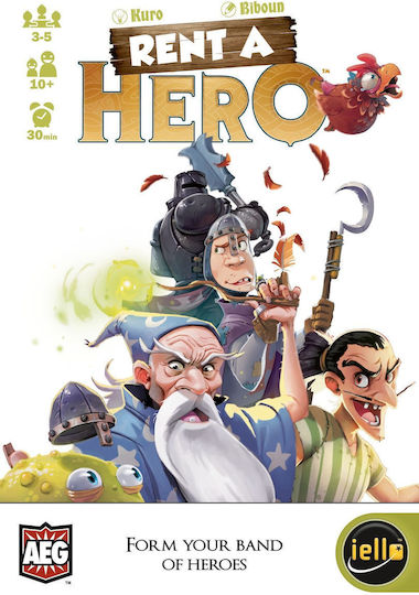 Board Game Rent a Hero for 3-5 Players 10+ Years Old IEL51308 (EN)