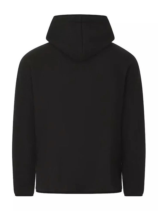 Brianna Women's Sweatshirt Jacket Hooded Black