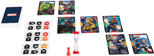 Board Game Shuffle Fun - Marvel Heroes Assemble for 2-4 Players 8+ Years Old (EN) Cartamundi
