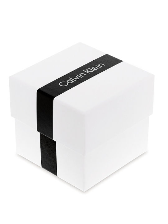 Calvin Klein Gauge Men's Watch 44mm Battery with Blue Rubber Strap