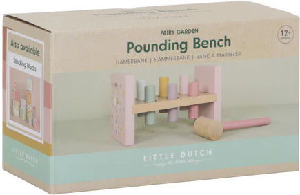 Little Dutch Hammer Toy Fairy Garden made of Wood for 12++ Months