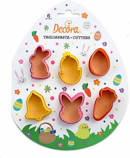 Decorata Формички За Бисквитки Пластмасови 6 Бройки