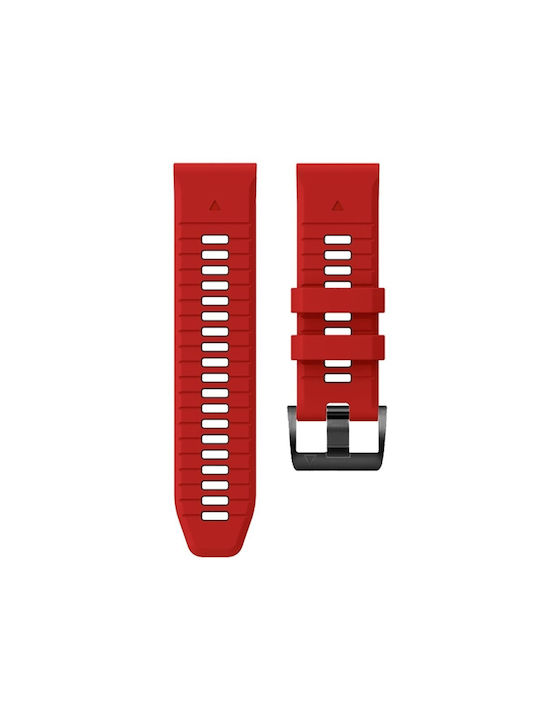 Tech-Protect ICONBAND PRO Λουράκι Σιλικόνης Black / Red (Garmin Fenix 3/ 5X/ 3HR/ 5X Plus/ 6X/ 6X Pro /7X)