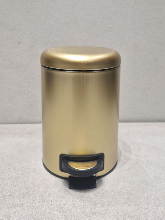 Gedy Metalic Perie de toaletă 3lt Auriu