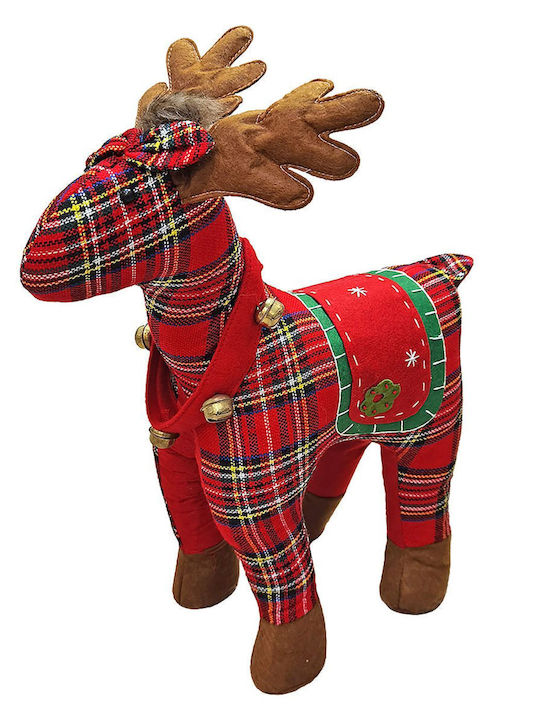 XMASfest Christmas Fabric Figure Reindeer Height 52cm (Μiscellaneous Designs/Colors)
