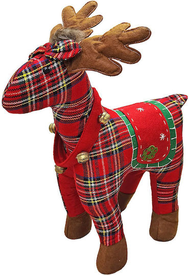 XMASfest Christmas Fabric Figure Reindeer Height 52cm (Μiscellaneous Designs/Colors)