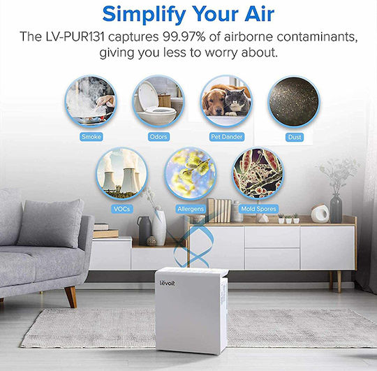 Levoit LV - Air Purifier 40W for Spaces 48m²