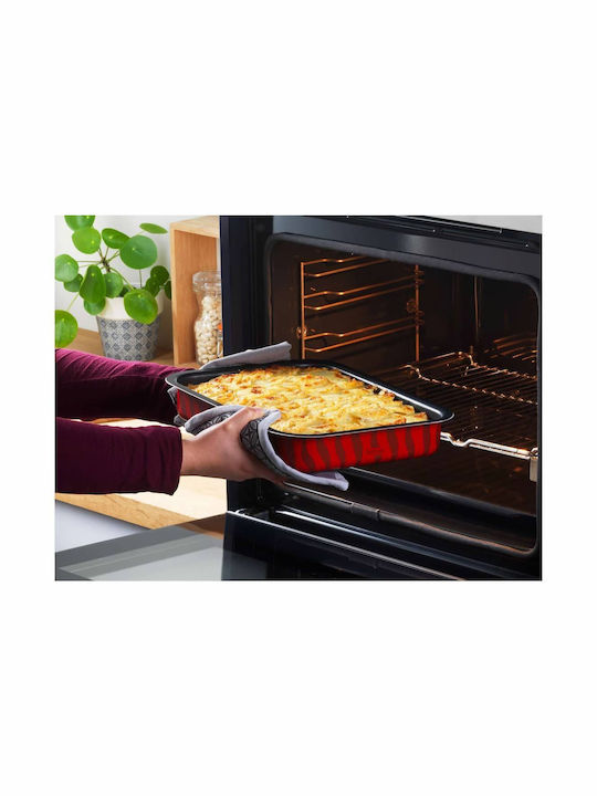 Tefal T-Flam Aluminum Rectangular Baking Pan with Non-stick Coating 31x24cm
